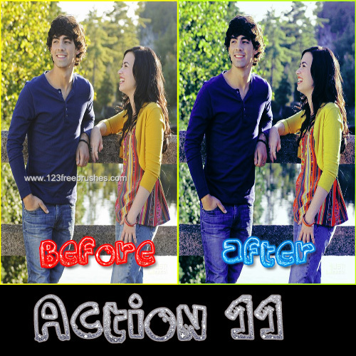 Photo Color Enhance effect photoshop action