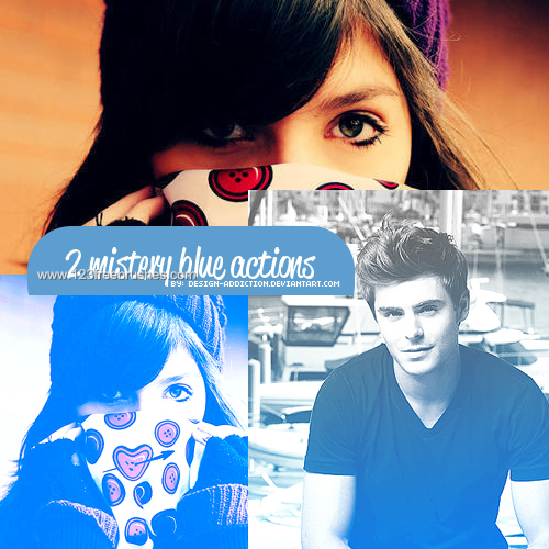 Photoshop Action Blue Color Effect