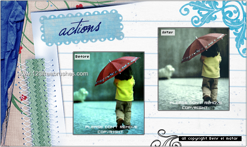 Photoshop Color Effect Actions