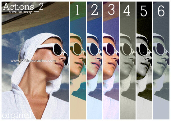 Photoshop Color Effect Actions