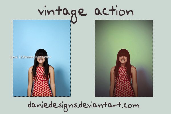 Vintage Effect Photoshop Action