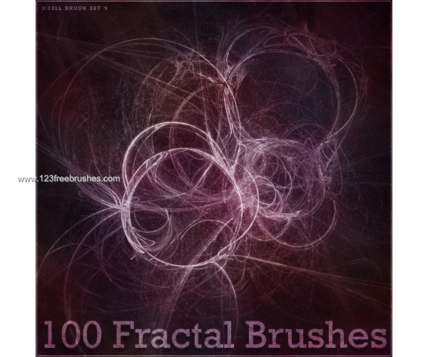 Abstract Fractal Brushes for Photoshop 7