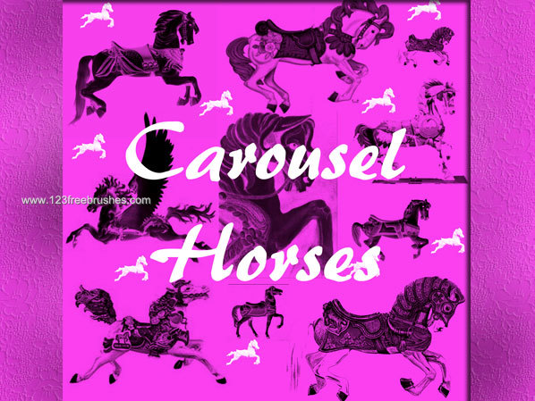 Carousel Brushes Photoshop Free