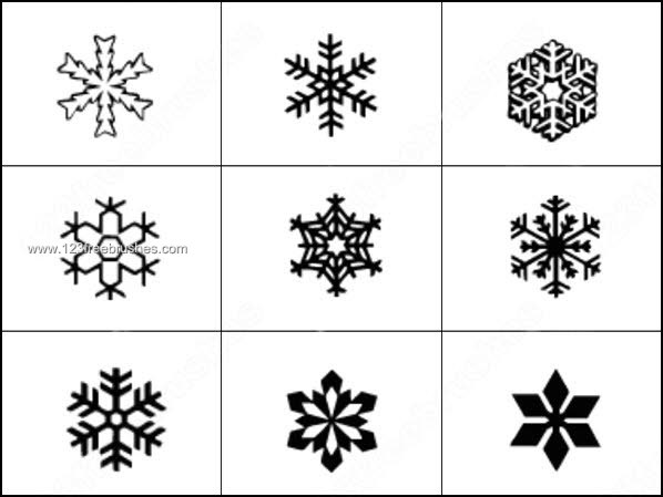 Snowflakes Photoshop Brushes Download