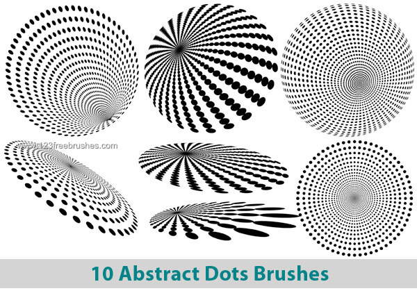 Abstract Dots Brushes for Photoshop