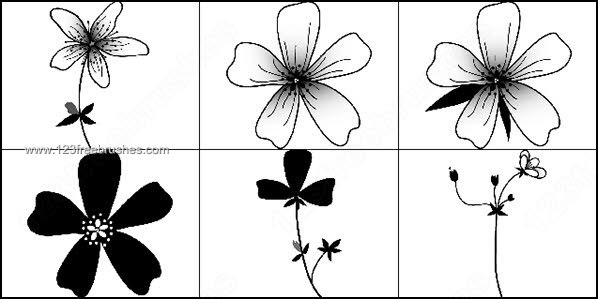 Download Flower Brushes for Photoshop
