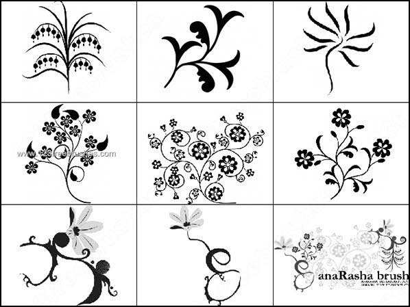 Free Floral Brushes for Photoshop Download
