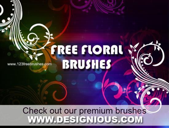 Flower Brushes Photoshop Free