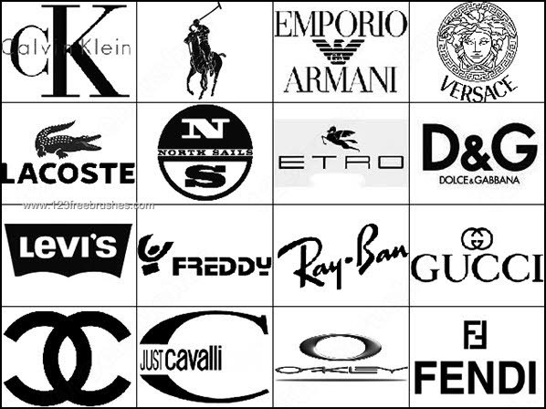 Free Fashion Logos Brushes