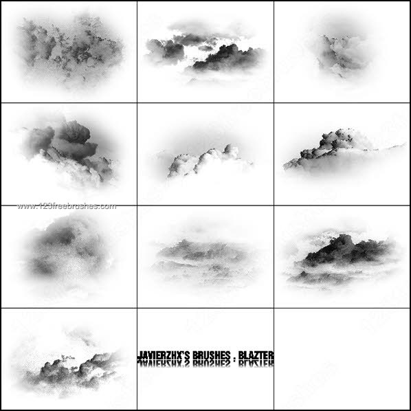 Cloud Brushes Photoshop | Photoshop Free Brushes ...