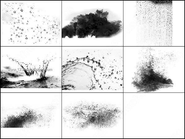 Water Splash Brush Photoshop Free Download