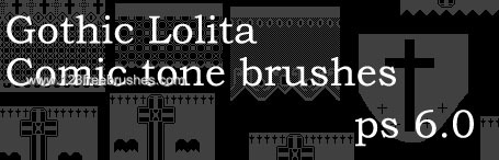 Gothic Lolita Lace Comic Tones