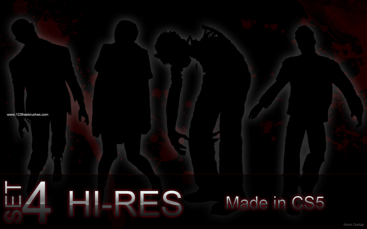 Zombie Silhouettes Pack