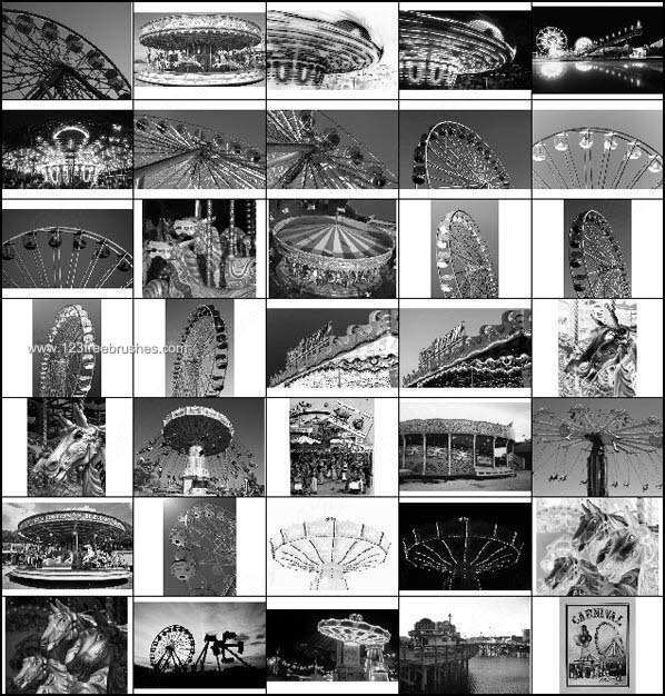 Ferris Wheel Photoshop Brush