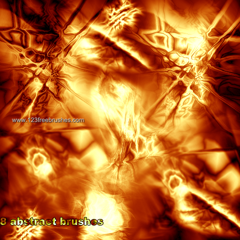 Abstract Fire Effect Fractal