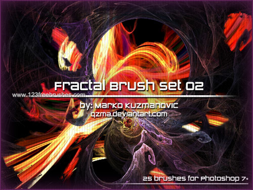 Abstract Glow Brushes