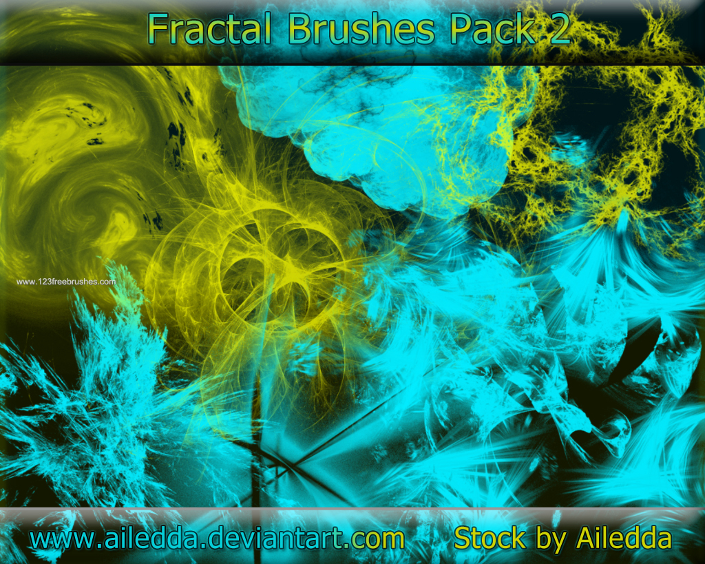 Abstract Glow Brushes Download