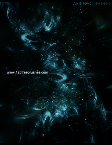 Download Abstract Glow Brushes Photoshop