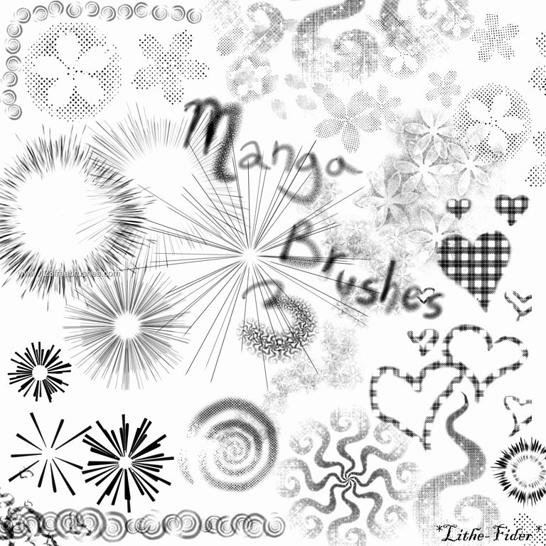 Abstract Design Brushes Photoshop