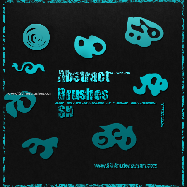 Abstract Glow Brushes Download