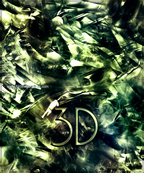 Abstract Green Fractal