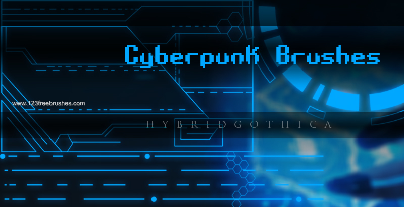 Abstract Hg Cyberpunk