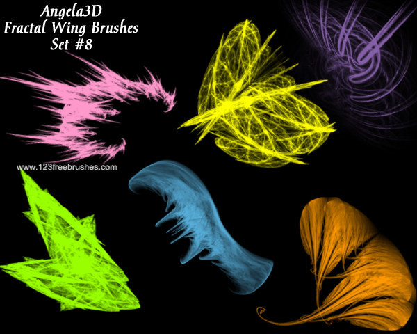 Colorful Fractal Wings