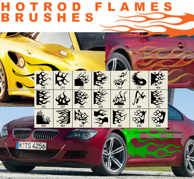 Hotrod Fire Flames