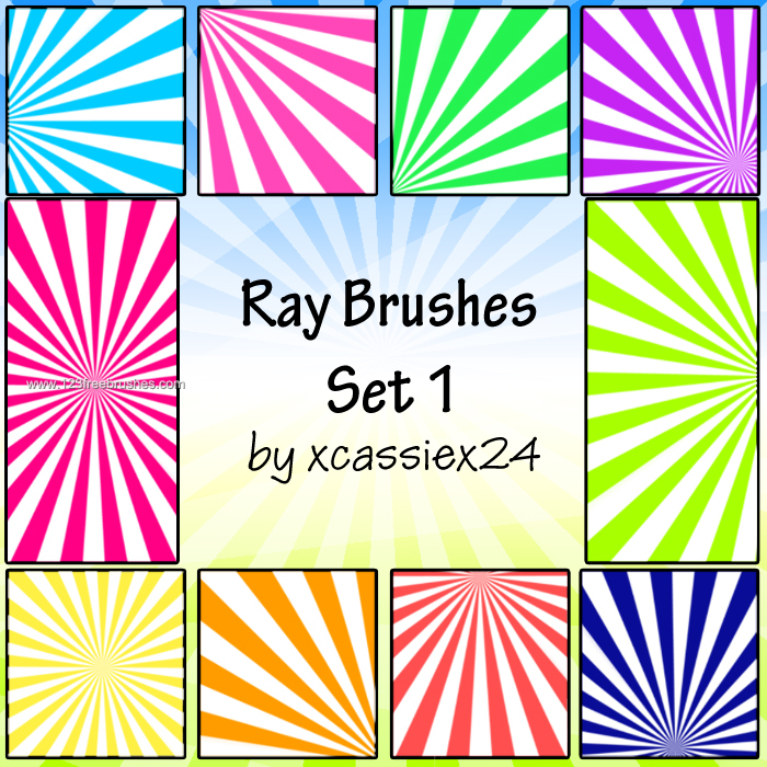 Ray Free Photoshop Brush Download. 
