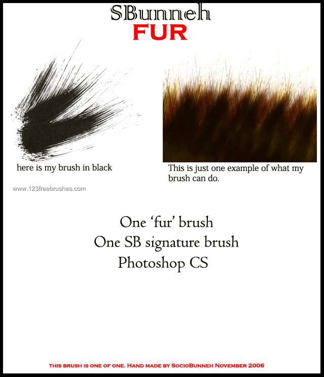 fur brush photoshop