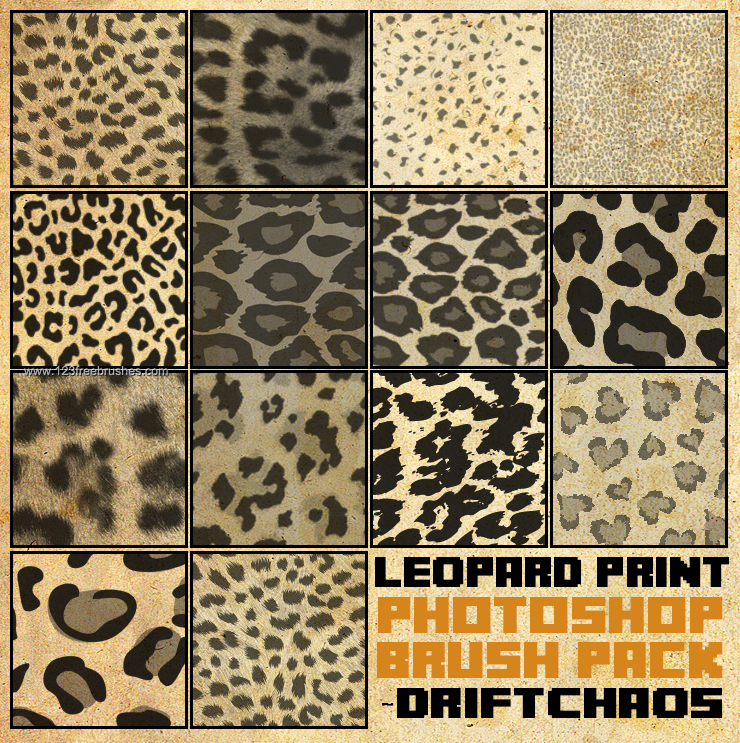 Leopard Print | Free Psp Brushes | 123Freebrushes