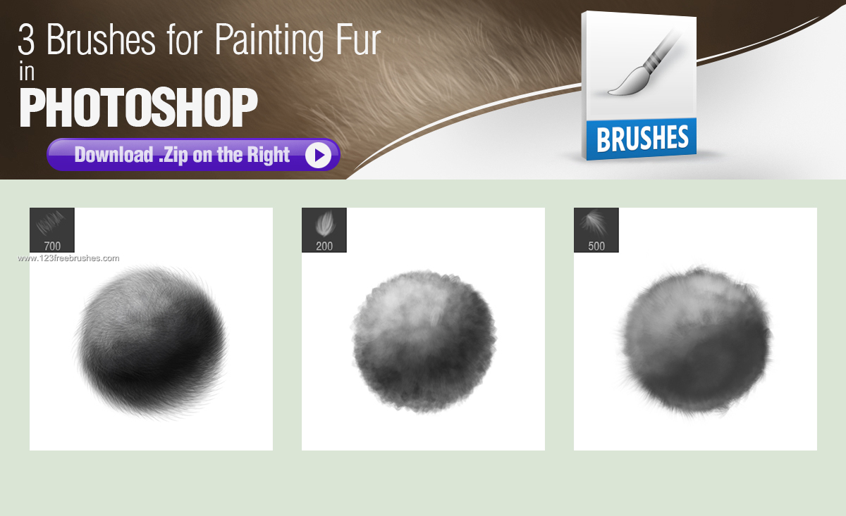 Painting Fur Texture