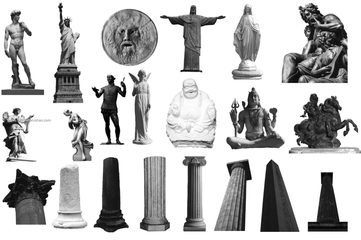 Statues and Columns