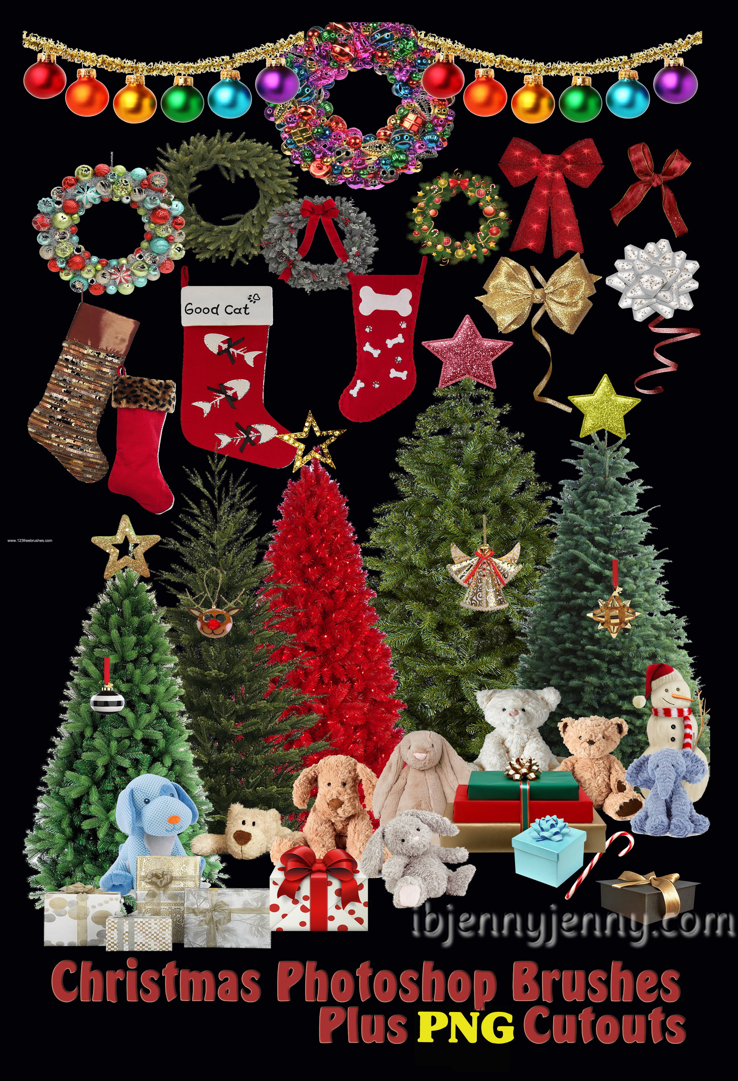 Christmas Tree Decoration Cutout