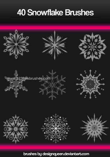 snowflakes in cs3 photoshop