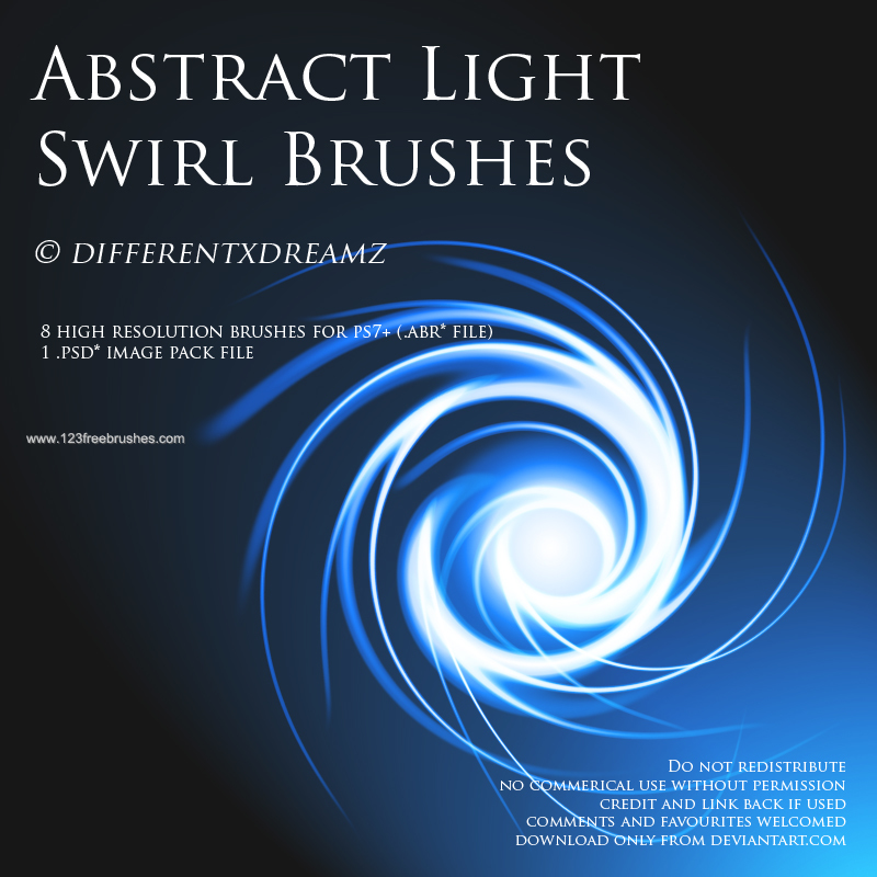 Abstract Light Swirl