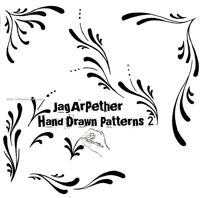Hand Drawn Floral Patterns