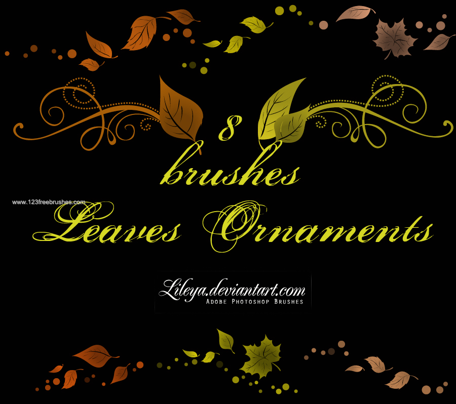 Leaves Ornaments