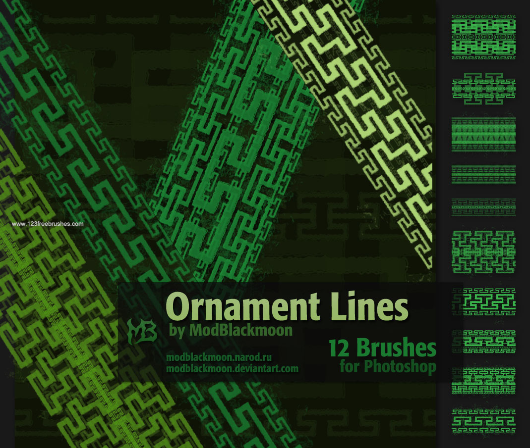 Ornament Lines Border