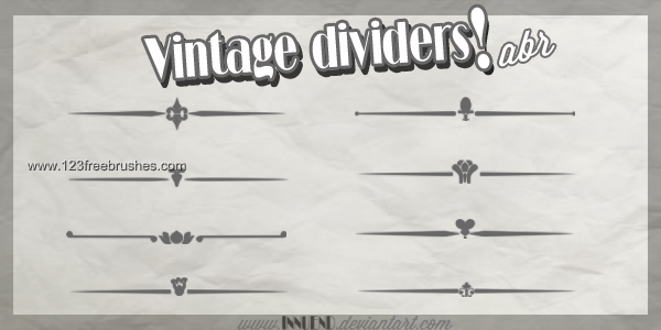 Vintage Dividers