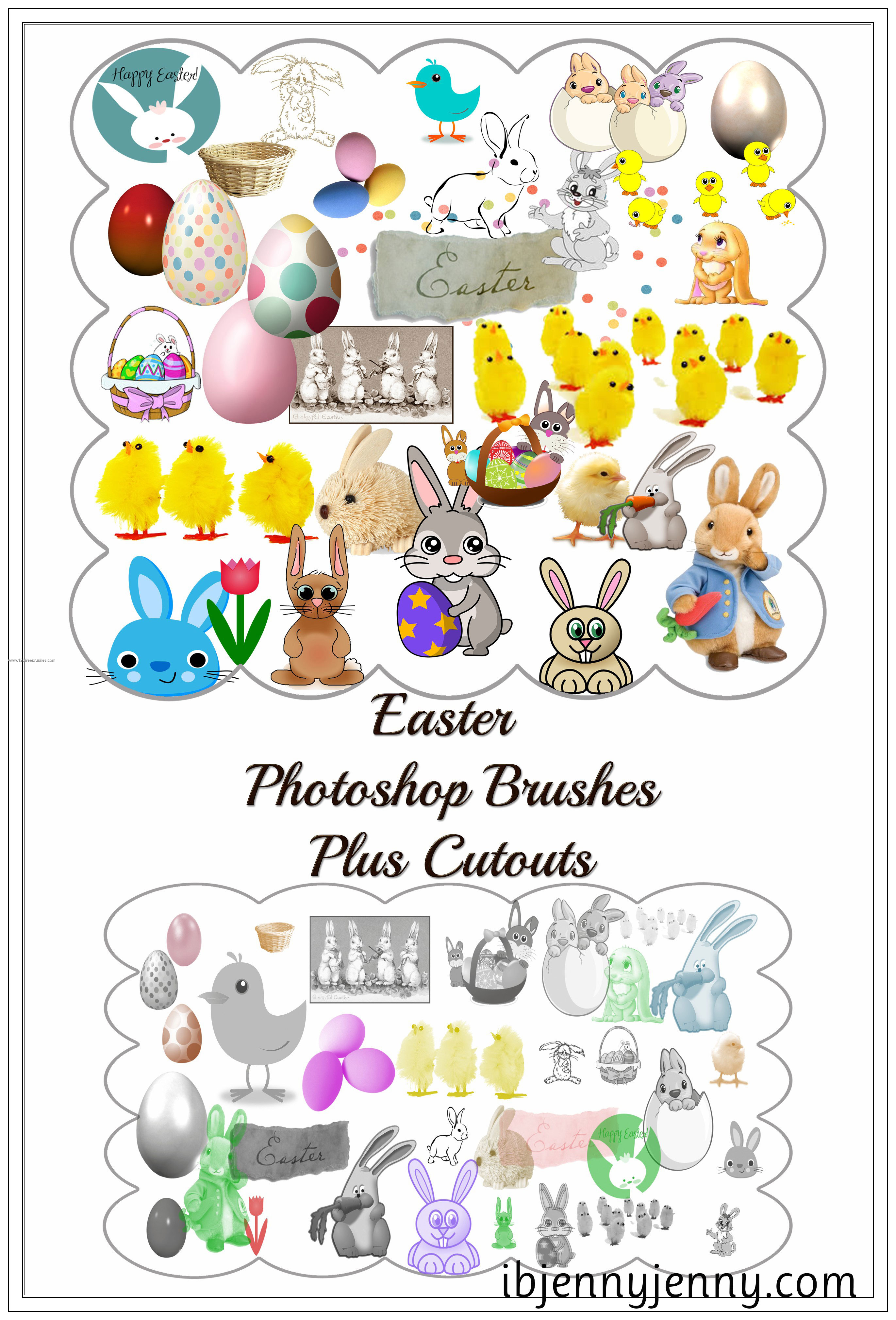 Easter Eggs – Bunny Cutout