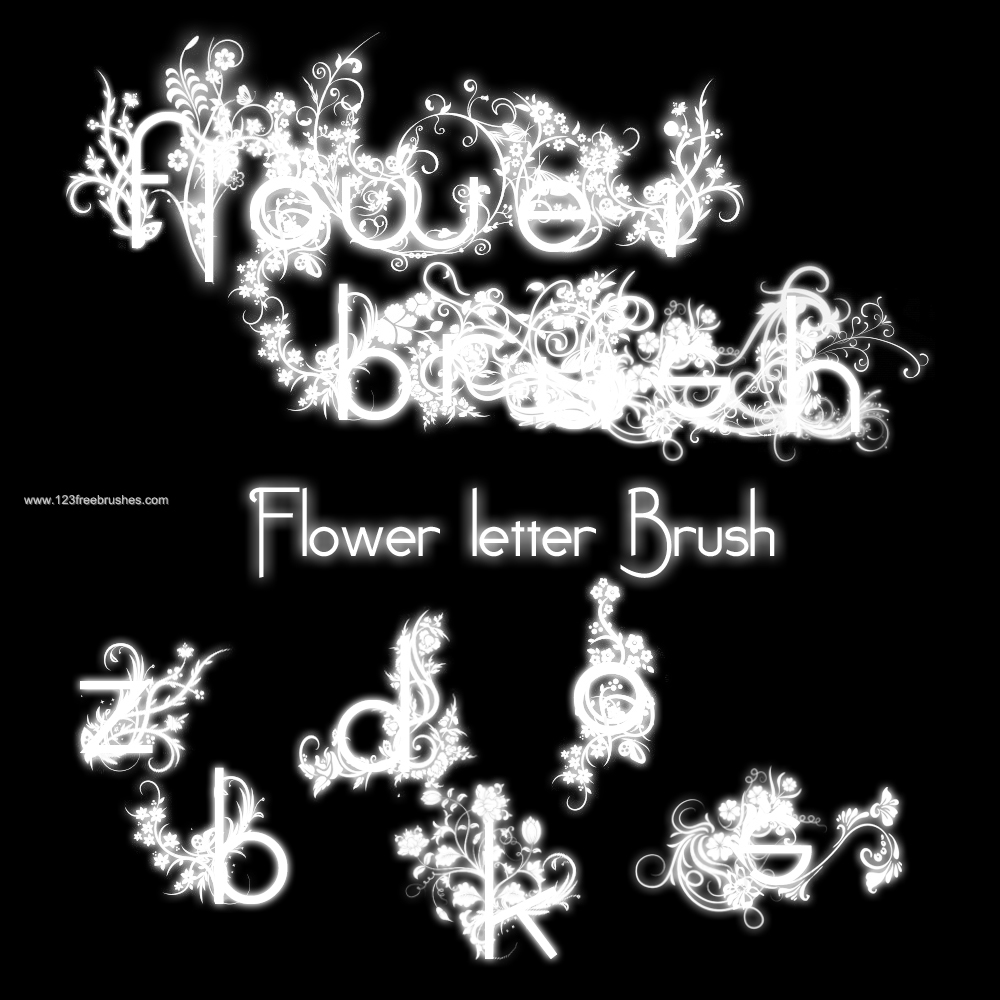 Flower Letter