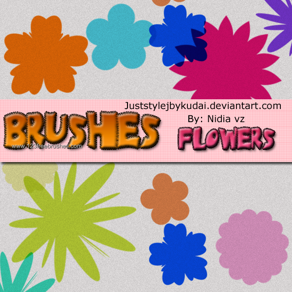 Flower Brushes Photoshop Elements 9