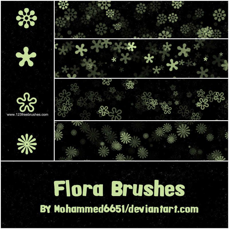 Flower Brushes For Photoshop Cs3