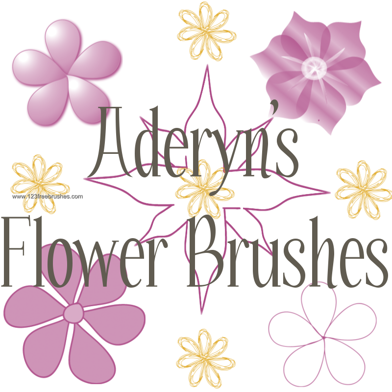 Flower Design Brushes For Photoshop Cs5