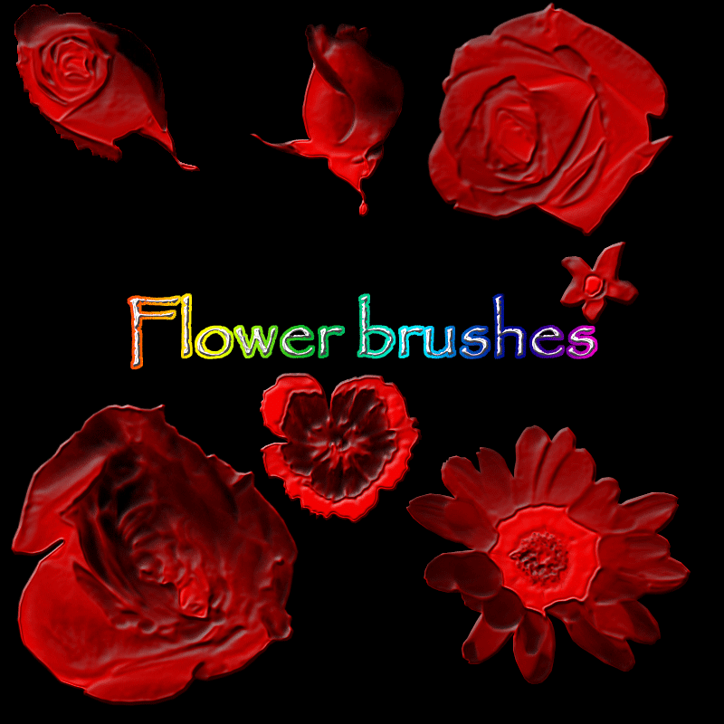 Modern Flower Brushes Photoshop