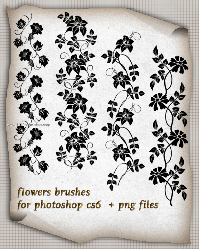 Flowers Brushes Photoshop Free Download
