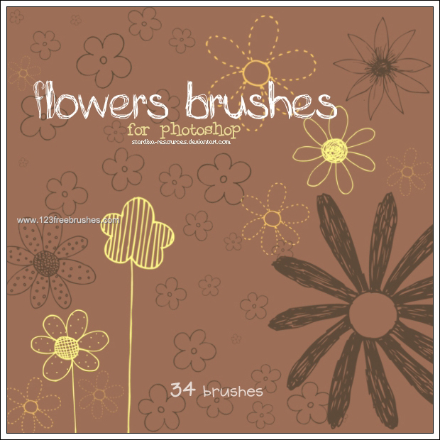 Floral Design Brushes For Photoshop Free Download