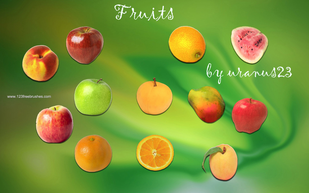Apple – Papaya – Mango – Watermelon and Orange Fruits