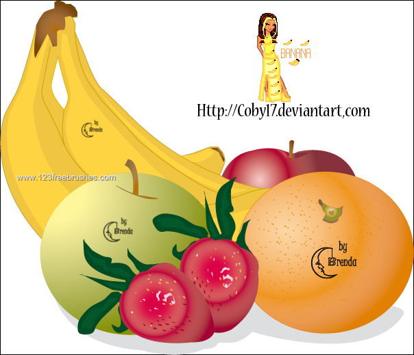 Apple – Strawberry – Banana and Orange Fruits